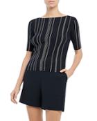 Theory Hankson Striped Top