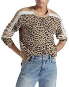 Current/elliott The Duvall Leopard-pattern Sweater