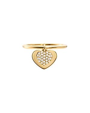 Michael Kors Pave Heart Duo Ring