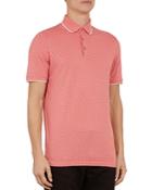 Ted Baker Toff Geo-print Regular Fit Polo Shirt