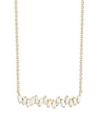 Suzanne Kalan 18k Yellow Gold Diamond Bar Necklace, 18