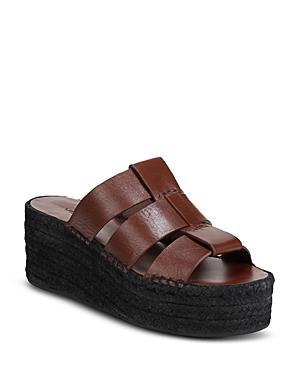 Vince Women's Sabella Almond Toe Espadrille Platform Sandals