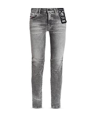 Diesel D-strukt 32 Slim Fit Jeans In Gray Denim