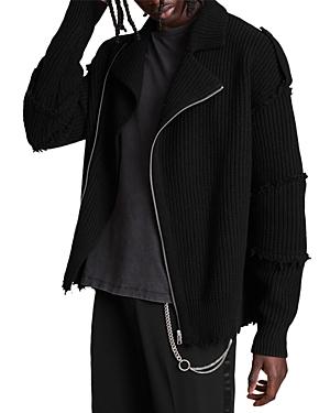 Allsaints Biker Zip Sweater Jacket
