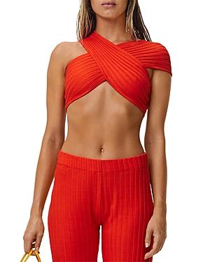 Simon Miller Ackee Cropped Wrap Top