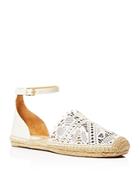 Tory Burch Roselle Ankle Strap Espadrille Flats