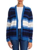 Theory Striped Cashmere Cardigan - 100% Exclusive
