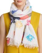 Fraas Clipped Jacquard Oblong Scarf