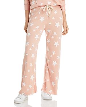 Theo & Spence Star Print Wide Leg Pants