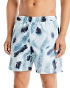 Stone Island Aqua Printed Shorts