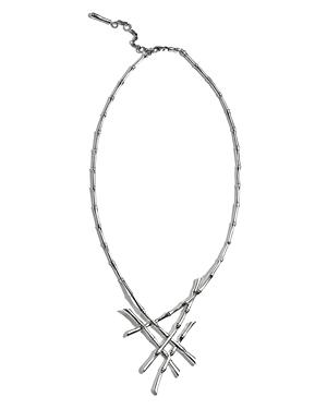 John Hardy Sterling Silver Bamboo Collar Necklace, 18