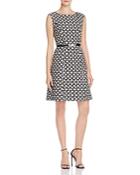 Adrianna Papell Printed Swing Dress