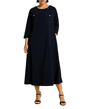 Marina Rinaldi Davos Triacetate Dress