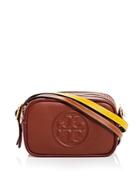 Tory Burch Perry Bombe Double Strap Mini Leather Crossbody
