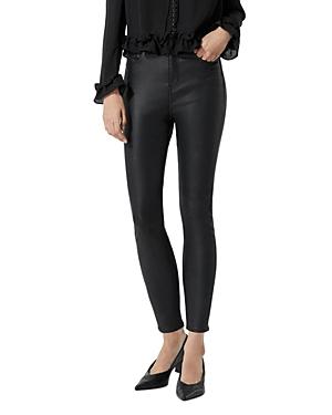The Kooples Coated Jeans In Black