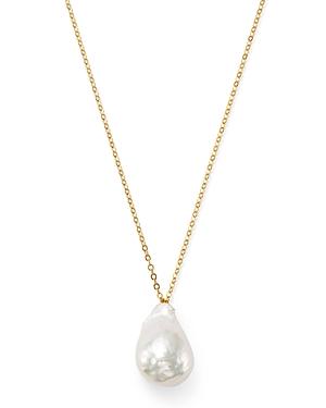 Bloomingdale's Baroque Pearl Pendant Necklace In 14k Yellow Gold, 18 - 100% Exclusive
