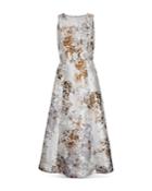 Ted Baker Vanilla Floral Jacquard Full Skirted Dress