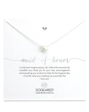 Dogeared Maid Of Honor Pendant Necklace, 18