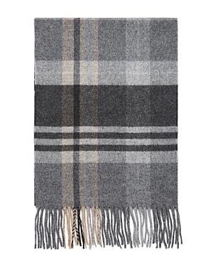 The Men's Store At Bloomingdale's Cashmere Big Plaid Scarf - 100% Exclusive (66% Off) Comparable Value $118
