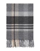 The Men's Store At Bloomingdale's Cashmere Big Plaid Scarf - 100% Exclusive (66% Off) Comparable Value $118