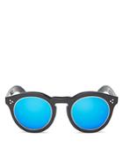 Illesteva Matte Mirrored Leonard Ii Sunglasses, 50mm