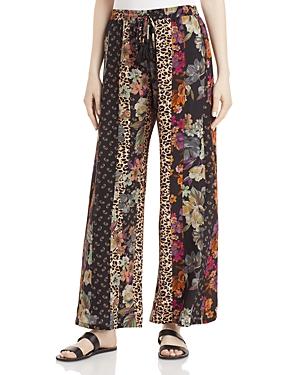 Johnny Was Ekon Silk Printed Pants