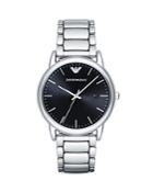 Emporio Armani Quartz Chronograph Black Nylon Watch, 46 Mm