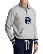 Polo Ralph Lauren Cotton Blend Fleece Logo Crest Applique Sweatshirt