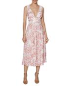 Laundry By Shelli Segal Sequin Embroidered Midi Dress