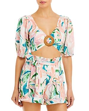 Rahi Maui Chantal Printed Cropped Top