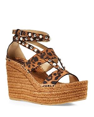 Jimmy Choo Women's Danica 110 Embellished Wedge Platform Espadrille Sandals