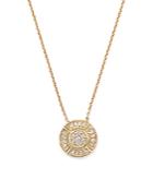 Dana Rebecca Designs 14k Rose Gold Jemma Morgan Circle Pendant Necklace With Diamonds, 16
