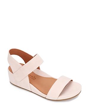Gentle Souls By Kenneth Cole Women's Gisele Double Band Wedge Sandals