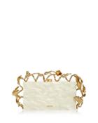 Cult Gaia Fana Leaf Clutch