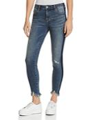 Pistola Audrey Side-stripe Distressed Skinny Jeans In Situational