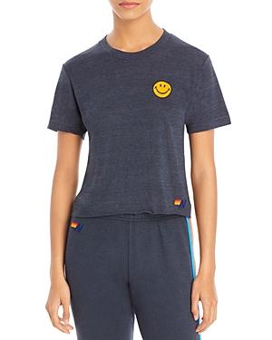 Aviator Nation Smiley Embroidered Tee - 100% Exclusive