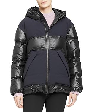 Theory Mixed Media Puffer Jacket