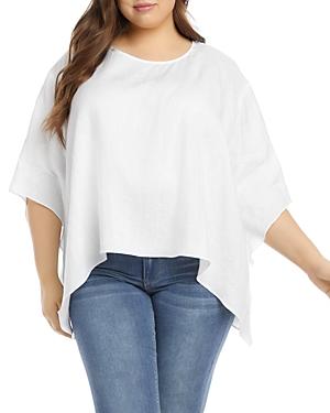 Karen Kane Plus Flare Hem Top