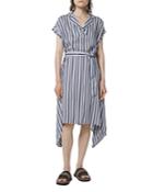 Peserico Striped Midi Dress