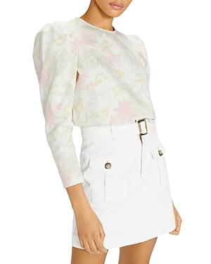 Ted Baker Floral Puff Shoulder Top