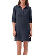 Michael Stars Eleanor Linen Popover Dress