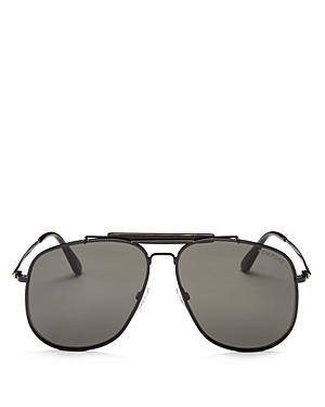 Tom Ford Connor Aviator Sunglasses, 58mm