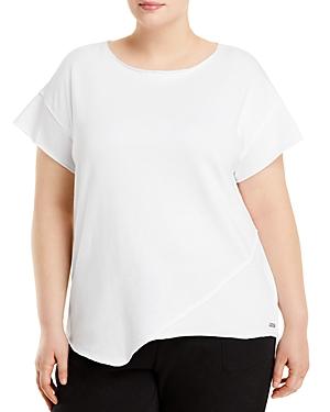 Marc New York Plus Off Duty French Terry Asymmetric Top