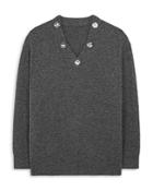 Christopher Kane Crystal V Neck Sweater