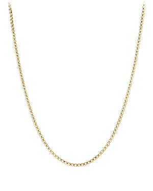 David Yurman 18k Yellow Gold Medium Box Chain Necklace, 24