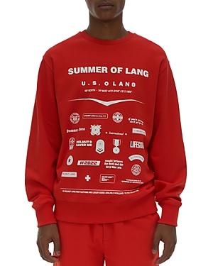 Helmut Lang Summer Of Lang Badge Sweatshirt