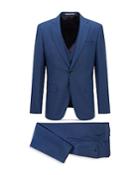 Boss Hugo 3 Piece Slim Fit Wool Suit