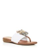 Andre Assous Women's Novalee Thong Demi-wedge Sandals