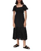 Whistles Karrie Eyelet Midi Dress