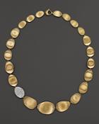 Marco Bicego Diamond Lunaria Collar Necklace In 18k Gold, 16.5